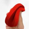 2 Pcs Makeup Remover Sponge Pads Extra Thick Red Cosmetic Sponge Facial Clean Sponge Reusable Face Wash Sponges For Cleansing view 4