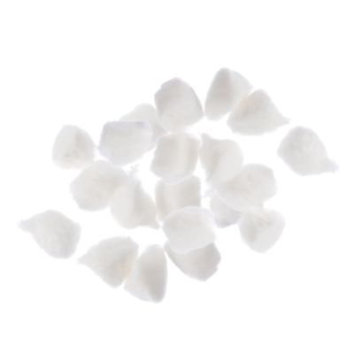 NULYLU 12bags Cosmetic Cotton Balls Absorbent Non-Medical Degreasing Cotton for Makeup Removal Daily Use for Home