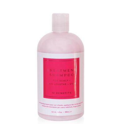 12 Benefits Treatment Shampoo  Hydrating Scalp Treatment, Gentle, Effective Cleanse, Sulfate-Free Shampoo for Dry, Damaged, and Color-Treated Hair, 16 Fl Oz (480 ML)