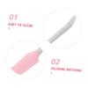 FOMIYES Silicone Hair Removal Spatula Non-stick Wax Applicators for Home Salon Durable and Reusable Waxing Tools for Body Face Masks and Cosmetic Mixing view 3