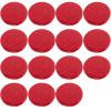15 Pcs Red Cosmetic Sponges Round Exfoliating Face Wash Sponge Cosmetic Facial Sponge Makeup Remover Pads Reusable Face Cleaning Sponges view 1
