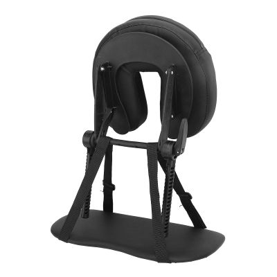 Massage Headrest for Bed, Massage Pillow Face Down Adjustable Folding Massage Table Face Cradle Pillow Beauty Bed Headrest Cradle U Shape Massage Face Cradle for Beauty Salon Black