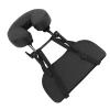 Massage Headrest for Bed, Massage Pillow Face Down Adjustable Folding Massage Table Face Cradle Pillow Beauty Bed Headrest Cradle U Shape Massage Face Cradle for Beauty Salon Black view 2