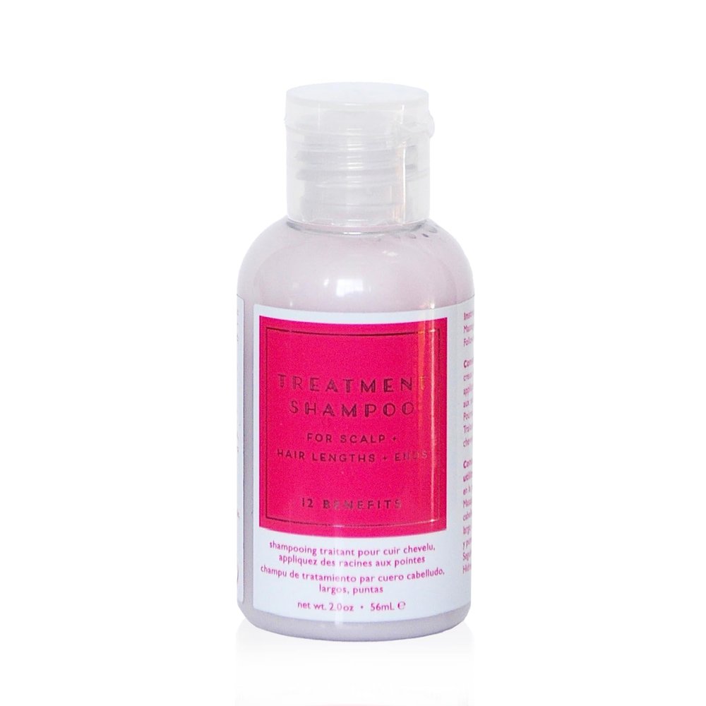 12 Benefits Treatment Shampoo  Hydrating Scalp Treatment, Gentle, Effective Cleanse, Sulfate-Free Shampoo for Dry, Damaged, and Color-Treated Hair, 2 Fl Oz (56 ML)