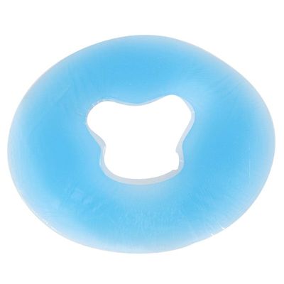 Gralara Round Salon SPA Massage Table Bed Silicone Face Care Cushion Pillow, Blue