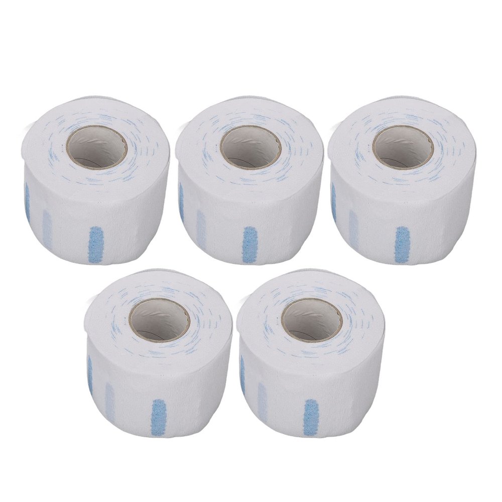 Neck Strips Barber, Barber Paper Neck Strips Stretchy Paper Neck Strips Barbering Supplies 5 Rolls Disposable Barber Accessories for Hairdressing, Barbershop