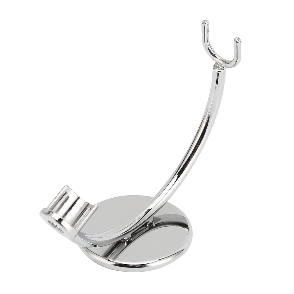 Safety Stand, Shaving Brush Stand, High Stability Shaving Brush Holder with Modern Design Single Head Stainless Steel Shaver Stand for Bathroom and Vanity Use