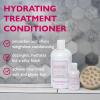 12 Benefits Sulfate-Free Hydrating Hair Treatment Conditioner - Softens & Deeply Hydrates Dry Hair, With Argan-, Avocado-, Marula-, and Grapeseed Oil + Noni Berry Extract, 2 Fl Oz (56 ML) view 2