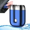 New Model Mini Dual-Head Electric Shaver, Mini Dual Head Electric Shaver, Mini Portable Electric Shaver, 2025 New Mini Razor Dual Head Portable, Double Head Razor (Blue) view 1