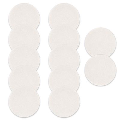 12 Pcs Round Makeup Sponges for Foundation Facial Powders Puff Powders Blender for Liquid Foundation Cream Powdes Concealer Cosmetic Sponge Round Foam Pad - Wet Dry Use