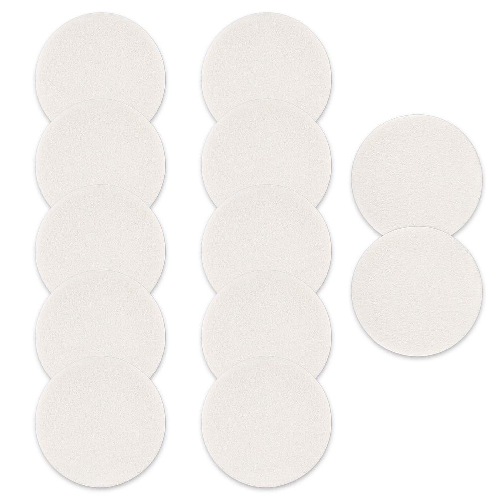 12 Pcs Round Makeup Sponges for Foundation Facial Powders Puff Powders Blender for Liquid Foundation Cream Powdes Concealer Cosmetic Sponge Round Foam Pad - Wet Dry Use