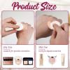 12 Pcs Round Makeup Sponges for Foundation Facial Powders Puff Powders Blender for Liquid Foundation Cream Powdes Concealer Cosmetic Sponge Round Foam Pad - Wet Dry Use view 3