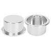 Wax Pot Liner, 100mm Aluminum Alloy Non Stick and Heat Conductive Silver Wax Warmer Inner Pot Hair Removal Waxing Bowl Accessory for Hair Remover Machine view 3