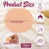 12 Pcs Round Makeup Sponges for Foundation Facial Powders Puff Cosmetic Sponge Round Foam Pad Powders Blender(Skin Color) view 2
