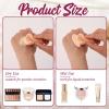 12 Pcs Round Makeup Sponges for Foundation Facial Powders Puff Cosmetic Sponge Round Foam Pad Powders Blender(Skin Color) view 3