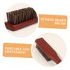 SOESFOUFU 2pcs Wooden Beard Brush Set Portable Hair Grooming Brush for Detangling and Smoothing Facial Hair for All Beard Lengths and Travel Use view 3