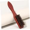 SOESFOUFU 2pcs Wooden Beard Brush Set Portable Hair Grooming Brush for Detangling and Smoothing Facial Hair for All Beard Lengths and Travel Use view 4