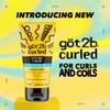 Got2B Curled Styling Cream, 6 Fl Oz, Curl Defining & Moisturizing Hair Cream for Coily & Curly Hair, Provides Frizz Control & Soft Feel for Type 3-4 Curls, Made with Vitamin E, Aloe Vera & Argan Oil view 2