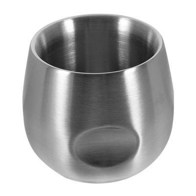 FRCOLOR Double Layer Stainless Steel Shaving Cup for Men -drop Mug for Foaming Shaving Versatile Bowl for Salon and Home Use