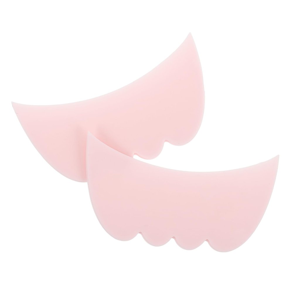 Baluue 2pcs Mascara Shield Applicator Eyelash Tool for Upper Lower Lashes Prevents Eyeshadow Compact Travel-friendly Eye Makeup Assistant