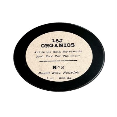 N3 Naked Nail Nourish - Nourishing Cuticle & Nail Balm | Food-Grade Formula for Healthier Nails by 16J Organics
