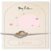 By Lilla Zodiac Bracelet Hair Ties for Women Hair Tie Bracelet with Gold Accents - Boho Jewelry for Wrist and Ponytail (Libra) view 1