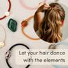 By Lilla Zodiac Bracelet Hair Ties for Women Hair Tie Bracelet with Gold Accents - Boho Jewelry for Wrist and Ponytail (Libra) view 4