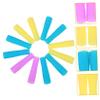 GARVALON Silicone Nail Scissors Handle Covers Cuticle Trimmer Protector Non-slip Pairs Set for Women Random Color view 3