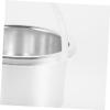 Beatifufu Wax Melting Bowl Replacement 105mm Diameter Aluminum Pot Hair Removal Wax Warmer view 3