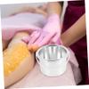Beatifufu Wax Melting Bowl Replacement 105mm Diameter Aluminum Pot Hair Removal Wax Warmer view 4