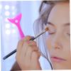 Beatifufu 4pcs Silicone Eyeshadow and Eyeliner Applicator Tool Multi-functional Makeup Stencils for Smudge Eye Makeup for Beginners and Professionals view 4