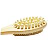 ASAKKURA Wooden Double-Sided Body Massage Brush Long Handle for Exfoliating and Stimulating Circulation Natural Bristle Bath Tool for Soft Glowing Skin view 2