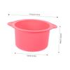 Beatifufu 2pcs Silicone Wax Pot Liner Bowl Beauty Mask Bowl Hair Wax Warmer Melt Cups Liner Reusable for view 2