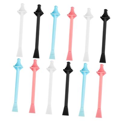 minkissy 12pcs Nose Hair Wax Kit Disposable Hair Removal Rods Nostril Cleaning Sticks Eyebrow Lip Nose Waxing Sticks Men Grooming Kit