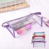 5Pcs Clear Toiletry Bag, Clear Makeup Bag, Toiletry Bag for Travel Size Toiletries, Water Resistant PVC Clear Toiletry Pouches with Handle Strap for Travel Accessories view 4