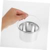 PLAFOPE Aluminum Alloy Wax Melting Pot 105mm Diameter Quick Wax Heater for Candle Making Hair Removal Safety Features view 3