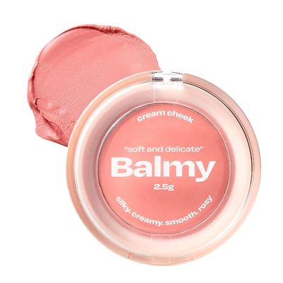 Balmy Cream Cheek | Lightweight Cloud-Touch Cheek Color | Buildable, Long-Wear Cream Blush with a Soft Matte Finish for Natural & Bold Looks | 2.5 g (No.3 Milky Peach)