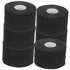 minkissy 6rolls Stretchy Barber Neck Strips Disposable Neck Paper for Hairdressing Salon Services and Hair Treatments Black Great Adhesion and Elasticity view 1