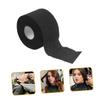 minkissy 6rolls Stretchy Barber Neck Strips Disposable Neck Paper for Hairdressing Salon Services and Hair Treatments Black Great Adhesion and Elasticity view 4