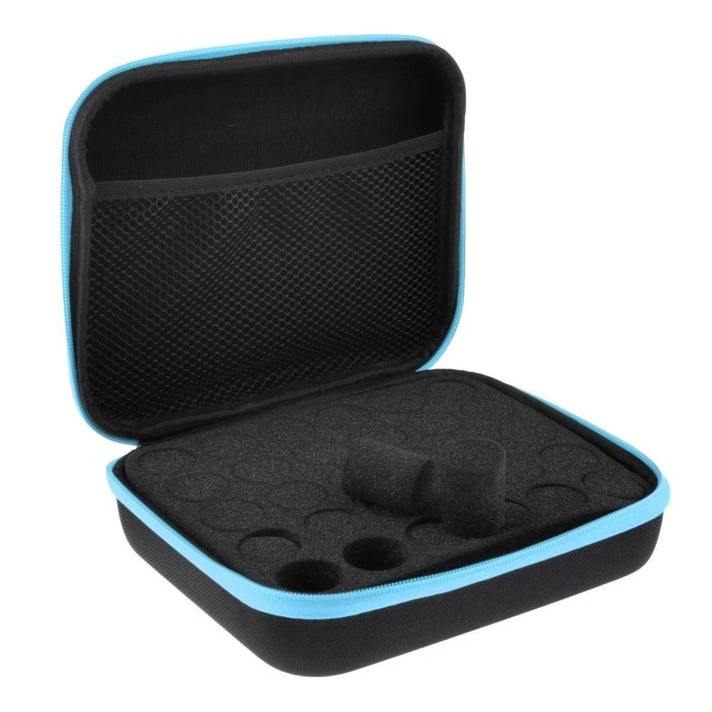 ChuYiElegance Essential Oil Holder for 30 Bottles, Suitable for Travel and Home Use, Blue