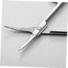 FOYTOKI Precision Cutting Beauty Scissors Stainless Steel Eyebrow Razor for Women Grooming Shears Comfortable Grip for Nail Hair and Eyelash view 2