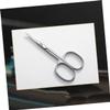 FOYTOKI Precision Cutting Beauty Scissors Stainless Steel Eyebrow Razor for Women Grooming Shears Comfortable Grip for Nail Hair and Eyelash view 3