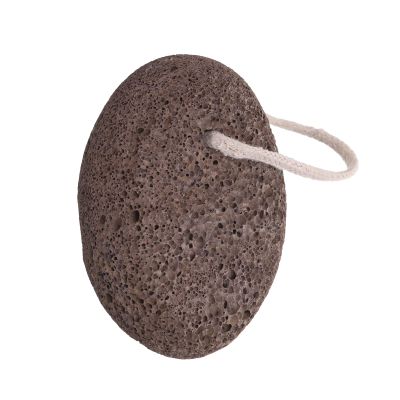 HARFINGTON Foot Pumice Stone for Feet Hard Skin Remover, Natural Volcanic Stone Foot Hand Pumice Stone Scrubber with String, Pedicure Exfoliation Tool, Black