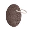 HARFINGTON Foot Pumice Stone for Feet Hard Skin Remover, Natural Volcanic Stone Foot Hand Pumice Stone Scrubber with String, Pedicure Exfoliation Tool, Black view 1