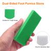 HARFINGTON 3pcs Foot Pumice Stone for Feet Hard Skin Remover, Foot Pumice Stone Scrubber for Hard Skin, Foot Dead Skin Remover Scrubber Pedicure Tool, Green,White view 4