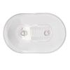 Beard Brush Beard Cleaner Beard Trimmings from Sinks and Countertops,Beard Cleaner for Sink Brush for Men Bathroom Sink and Countertops (Transparent) view 4