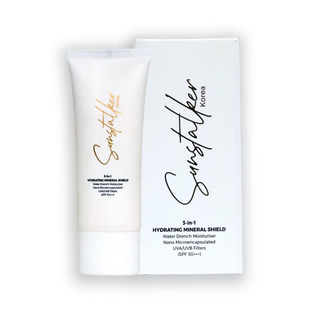 Personal Touch Skincare Sunstalker Korea 3 in 1 - Water Based Moisturizer with SPF and Serum For Face 50ml