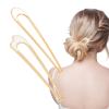 2Pcs French Hair Pins Large French Twist Hair Pin for Thick Hair U Shape Metal Hair Pins view 1