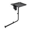 GEYOPMID Stylist Tray, Salon Tray Attached to Chair Adjustable Hairstylist Tray with Hair Extension Holder and Hair Dryer Holder 360 Rotating Barber Tray for Hairdressing Tools Steel Tattoo Tray view 3
