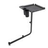 GEYOPMID Stylist Tray, Salon Tray Attached to Chair Adjustable Hairstylist Tray with Hair Extension Holder and Hair Dryer Holder 360 Rotating Barber Tray for Hairdressing Tools Steel Tattoo Tray view 4